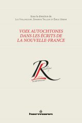 Voix Autochtones dans les écrits de la Nouvelle-France - Book Cover