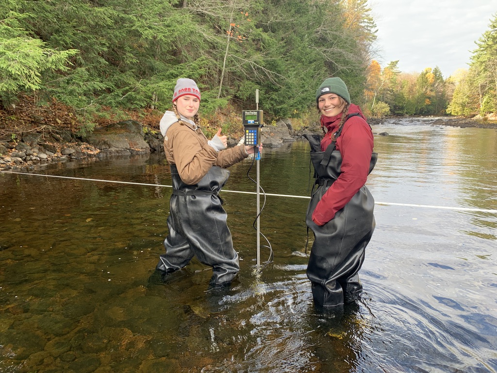 Measurements in the river