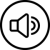 Icon indicating loud sounds