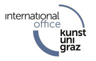 Logo: University fur Musik und darstellende Kunst Graz