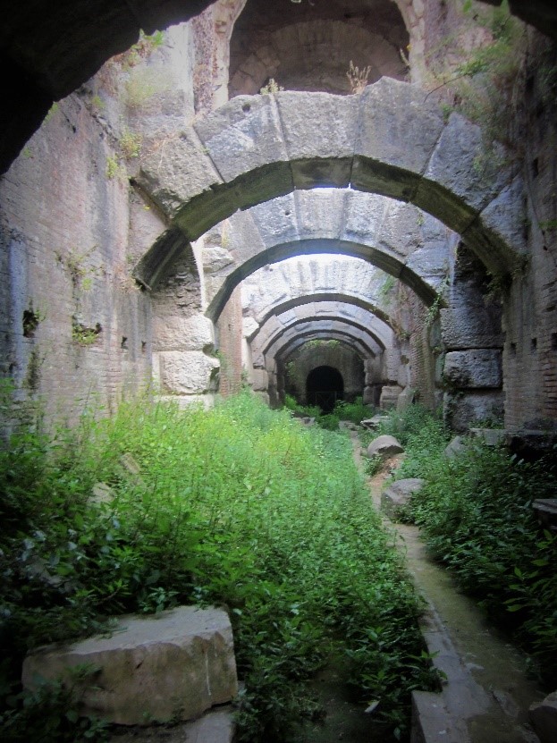 Underneath the amphitheatre, Capua