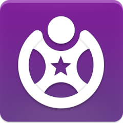 Fitocracy Phone App Icon: Steering wheel