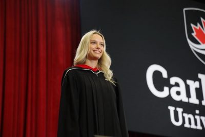 picture of Riley at the 2023 Convocation Ceremony