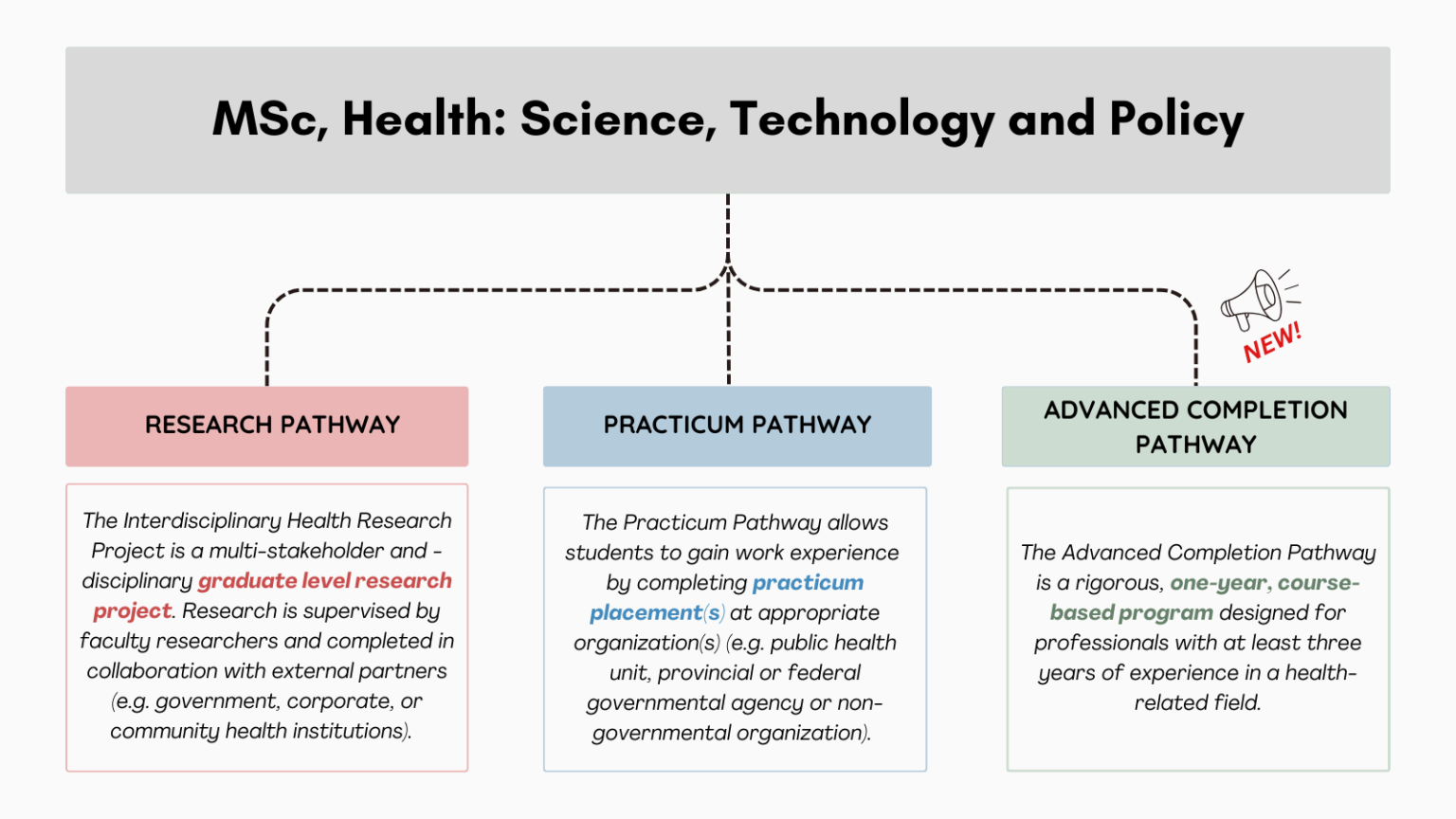 MSc in Health: Science, Technology and Policy - Health Sciences