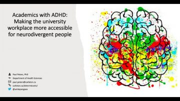 Thumbnail for: Academics with ADHD: Making the university workplace more accessible for neurodivergent people