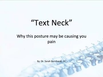 Thumbnail for: “Text Neck”: Why this Posture is Causing You Pain