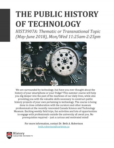 poster for your course with picture of gears and screws