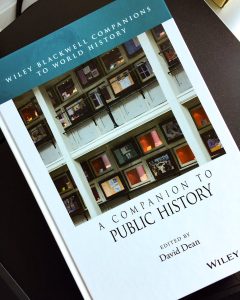 book cover of Public History book with picture of building on it
