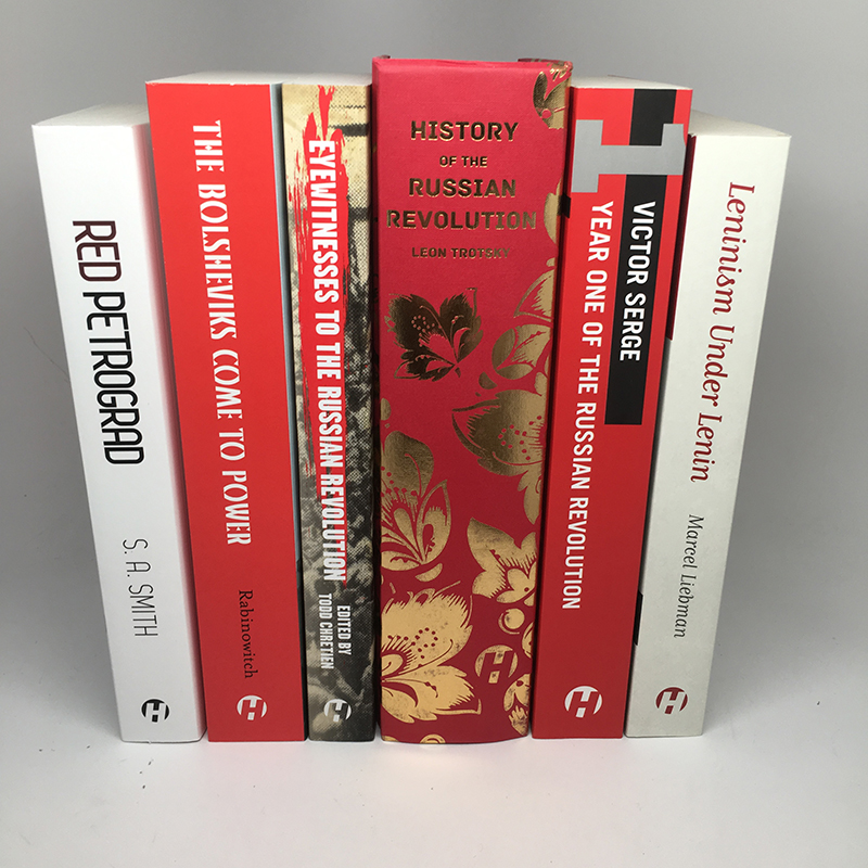 books standing up against a plain grey backdrop