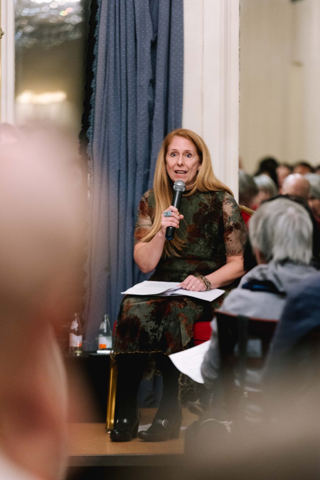 Jennifer Evans Professor of History at Carleton University speaking to audience