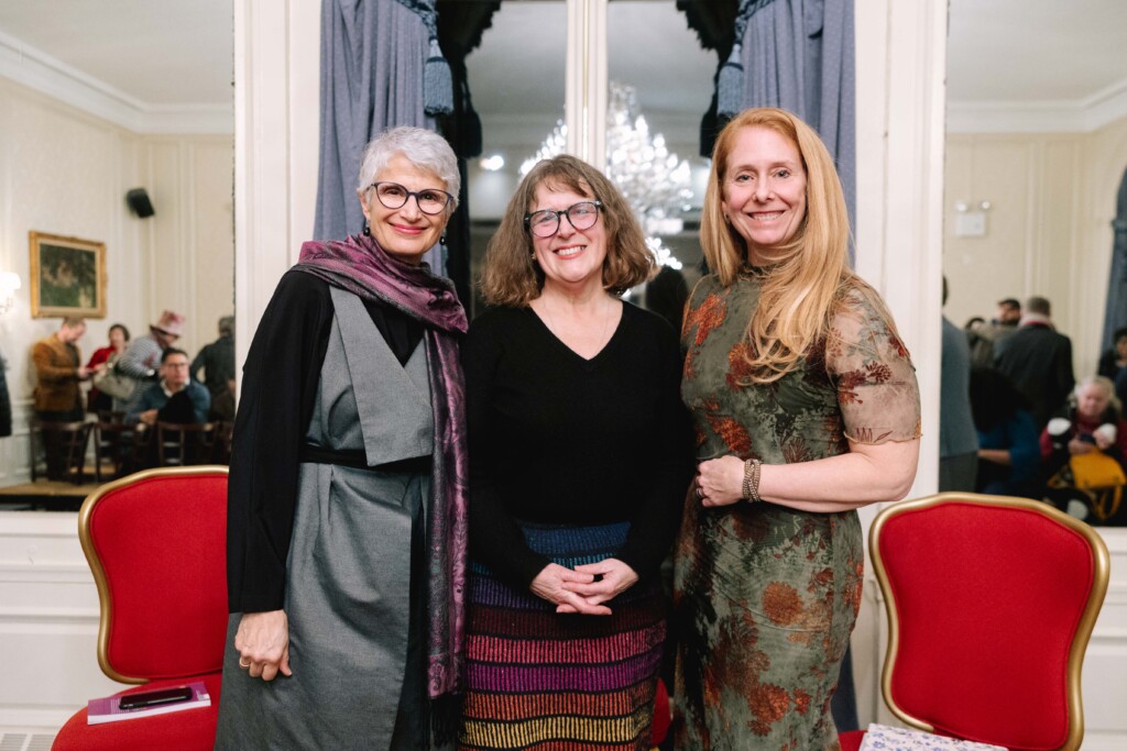 Jennifer Evans, Suzanne Keen, Irene Kacandes standing together