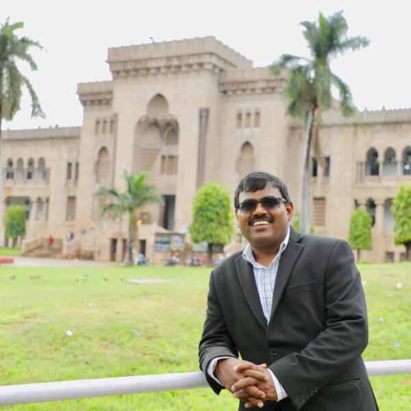 Chinnaiah Jangam standing outdoors