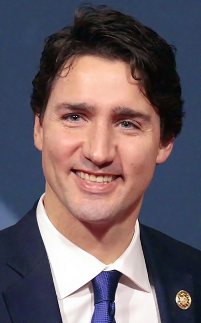 portrait of Justin Trudeau