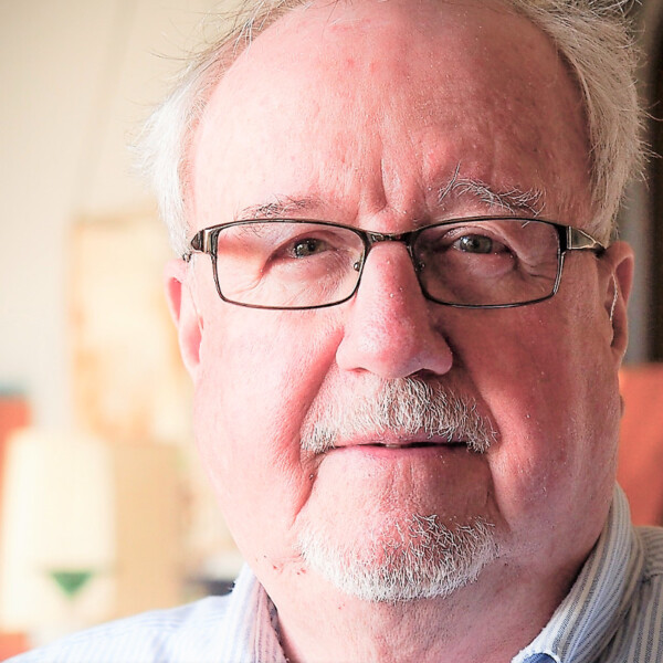 closeup of Mike Molloy's face with glasses