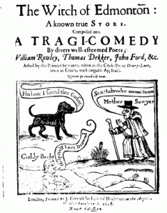 The Witch of Edmonton Playbill