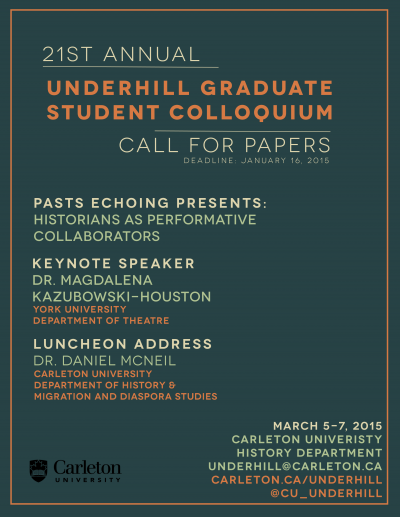 Underhill Colloquium 2015 CFP