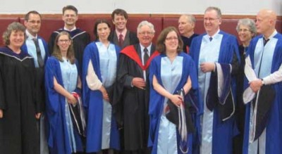 Convocation doctoral grads with supervisors 2014