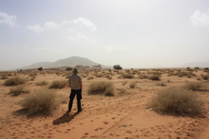 Professor Greg Fisher in Saudi Arabia.