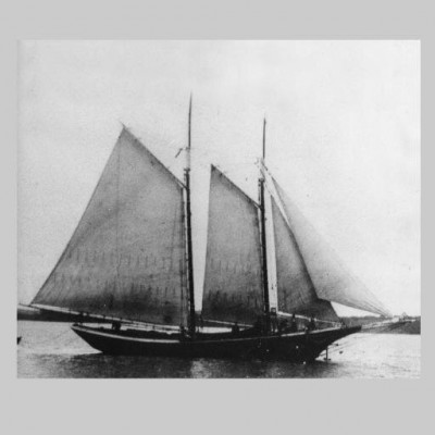 schooner at sea
