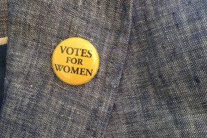 votes for women button