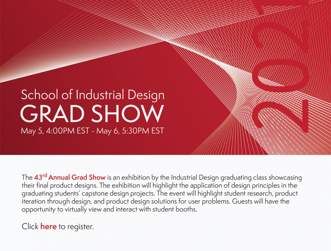 School of Industrial Design Grad Show 2021 Industrial Design