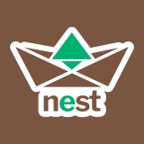 Nest brown logo