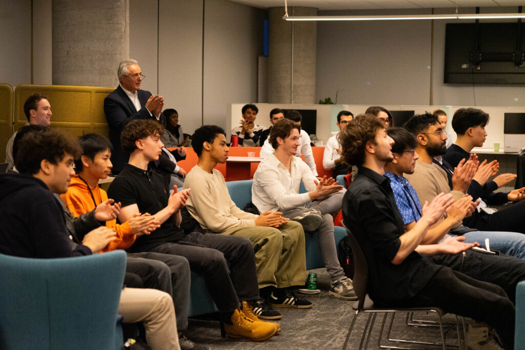 Pitch night audience
