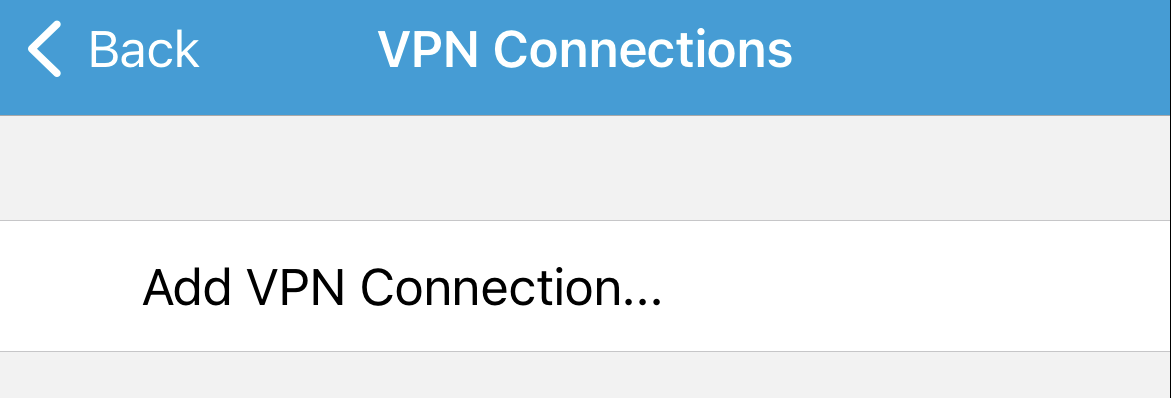Vpn Conection Ios VPN for iOS - iPhone - Help Centre