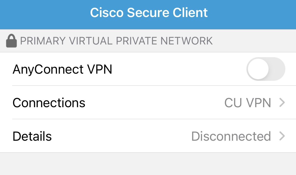 VPN for iOS - iPhone - Help Centre