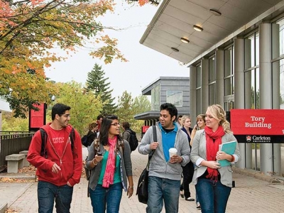 Photo for the news post: Carleton Ranks High in Maclean’s 2023 University Ranking