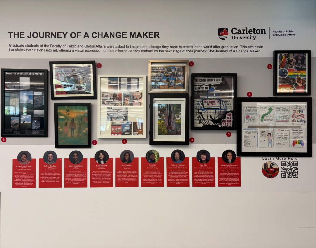 Journey of a Changemaker exhibit