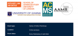 Logos of associated schools REFUGEE LAW INITIATIVE SCHOOL OF ADVANCED STUDY UNIVERSITY OF LONDON ES UNIVERSITY OF GHANA CENTRE FOR MIGRATION STUDIES involved in the Series of Online Online Workshop Partners Apr 2024