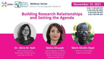 Thumbnail for: LERRN-RRN Webinar | Building Research Relationships and Setting the Agenda