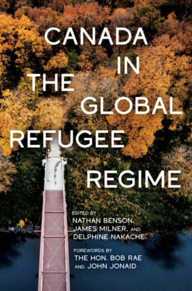 MQUP book cover page titled Canada in the Global Refugee Regime