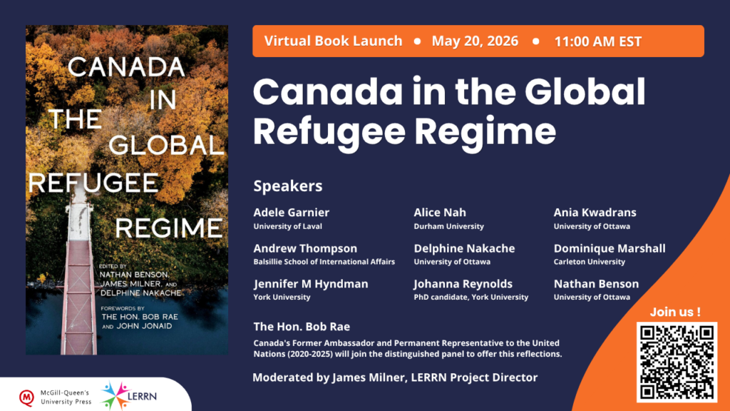 Canada in the Global Refugee Regime - Webinar Poster