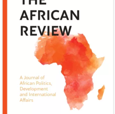 Cover image of The African Review journal