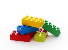 Pile of lego blocks