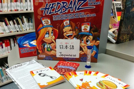 HeadBanz game modified for Japanese
