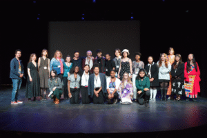 Linguavision 2025 performers on the stage