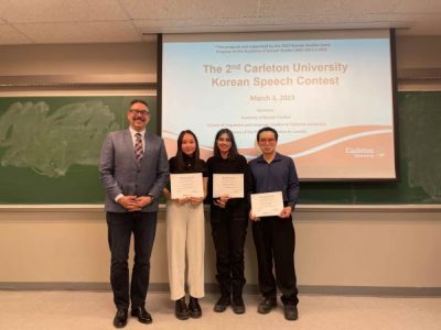 Korean Speech Contest winners