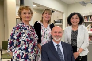 Elizabeth, Ulrike, David, and Yoko