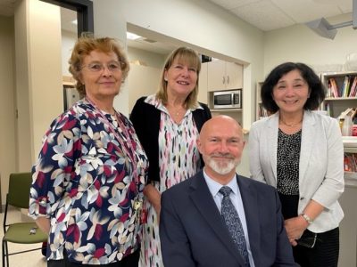 Elizabeth, Ulrike, David, and Yoko