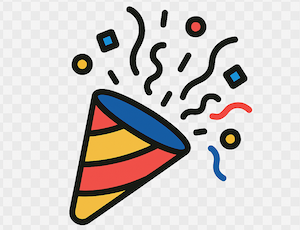 Party popper icon