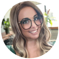 Lindsay smiles for the camera