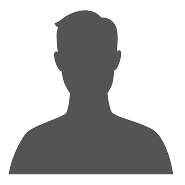 Grey male silhouette