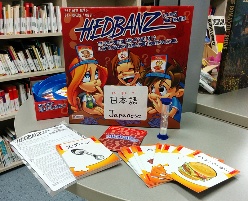 Hedbanz game modified for Japanese