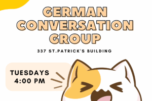 German conversation shows cat shouting