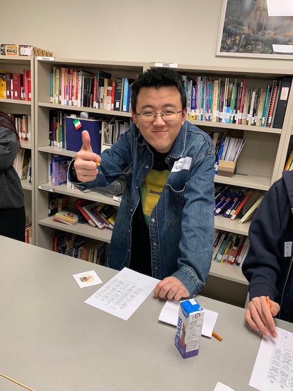 Han giving the thumbs up!