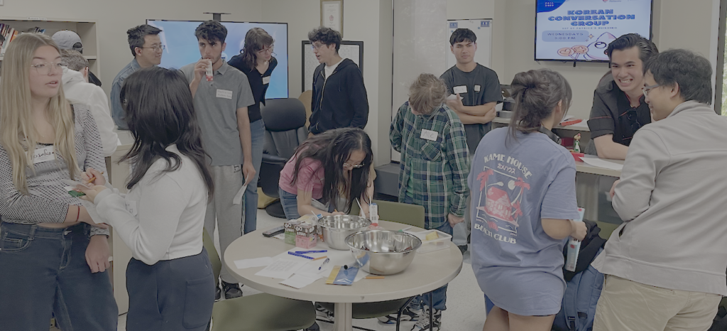 Group mixing and mingling and completing bingo cards