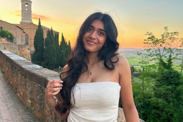 Shamir in front of a sunset